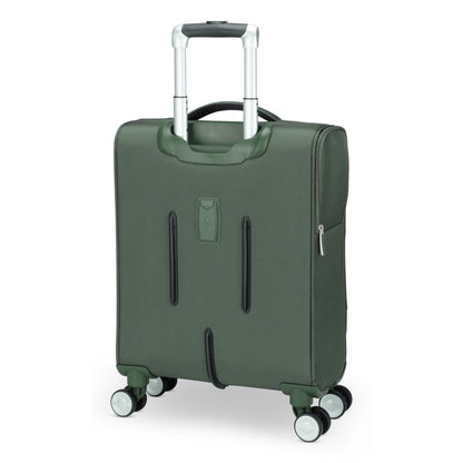 Atlantic Sailbound 19" Spinner Carry-on, khaki, back angled view