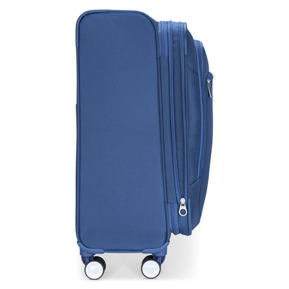 Atlantic Sailbound 24" Expandable Spinner, navy blue, side view, expanded