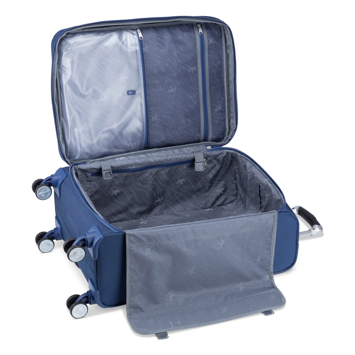 Atlantic Sailbound 24" Expandable Spinner, navy blue, open view