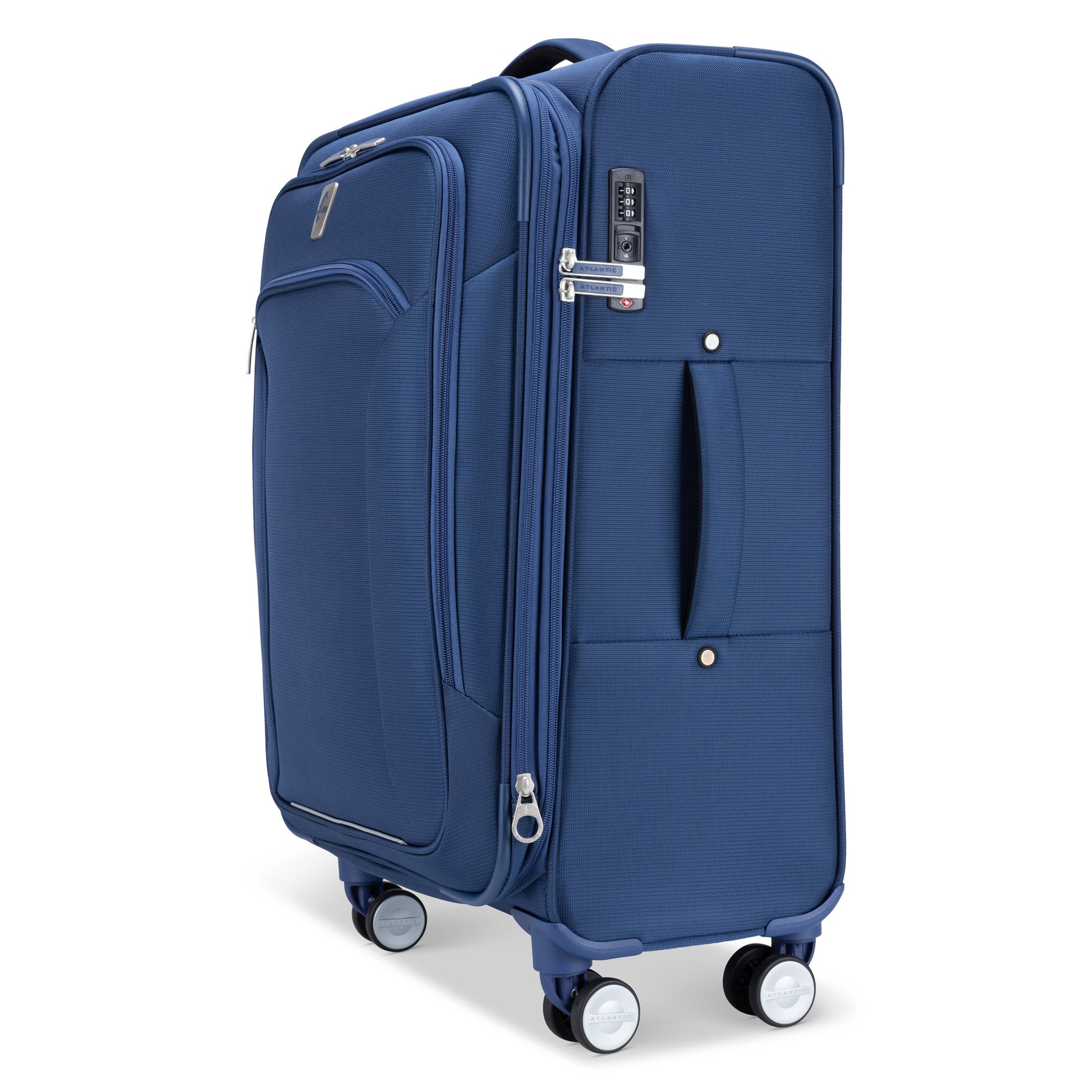 Atlantic Sailbound 24" Expandable Spinner, navy blue, side angled view