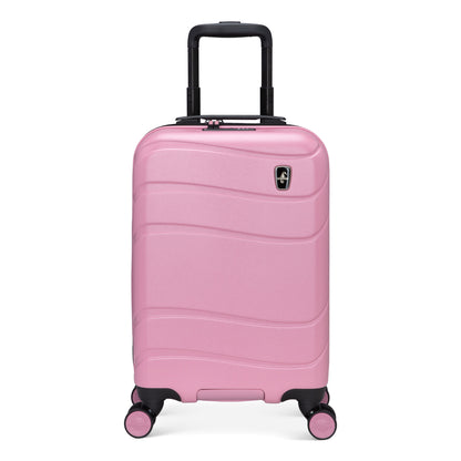 Atlantic Transmarine 19" Hardside Spinner Carry-on, blush pink colour, front view