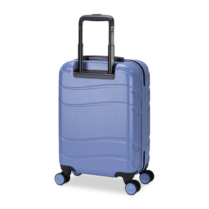 Atlantic Transmarine 19" Hardside Spinner Carry-on, endless sky blue colour, back angled view