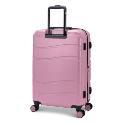 Atlantic Transmarine 24" Expandable Spinner, blush pink colour, back angled view