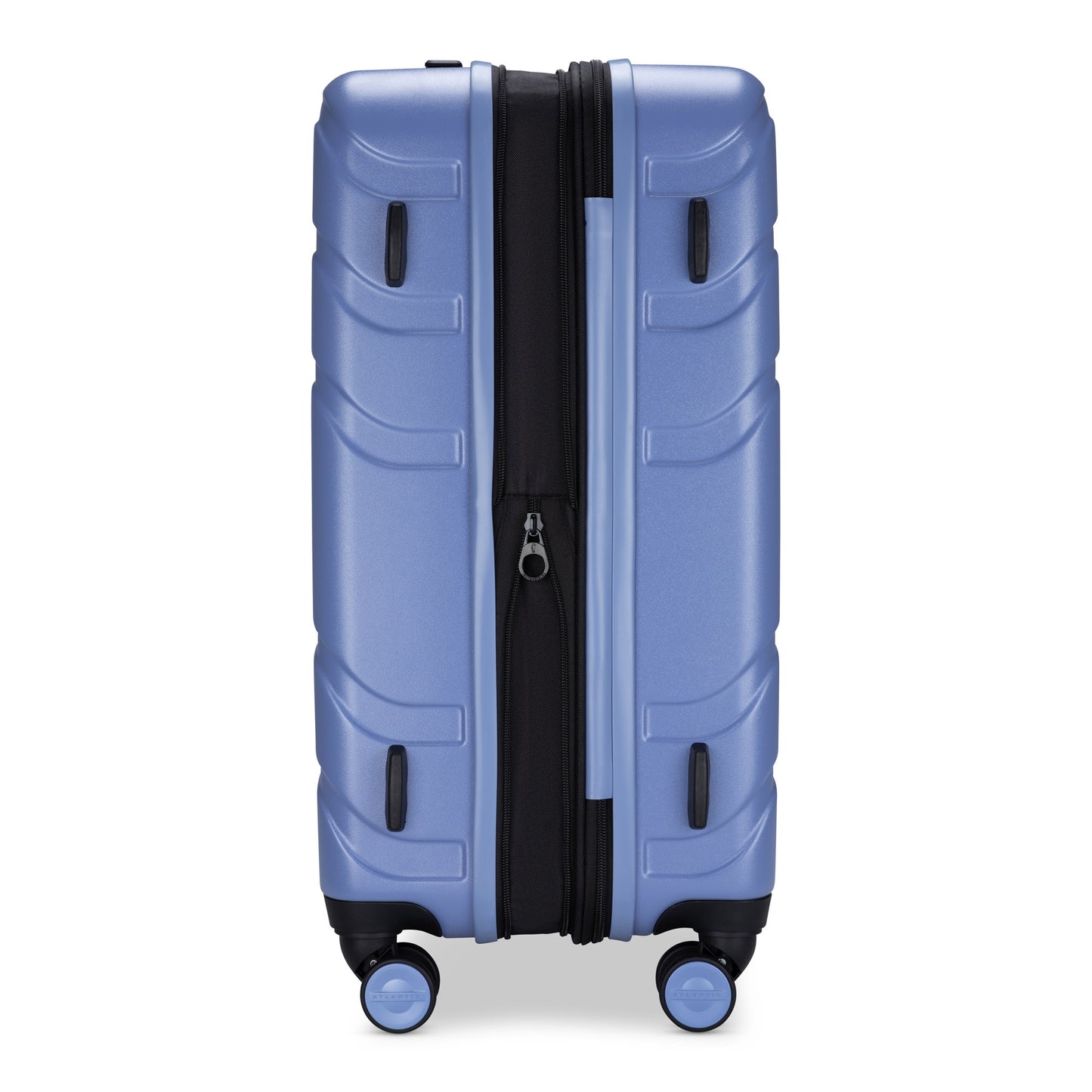 Atlantic Transmarine 24" Expandable Spinner, endless sky blue colour, side view, expanded 