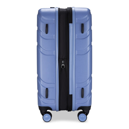 Atlantic Transmarine 28" Expandable Spinner, endless sky blue colour, side view, expanded