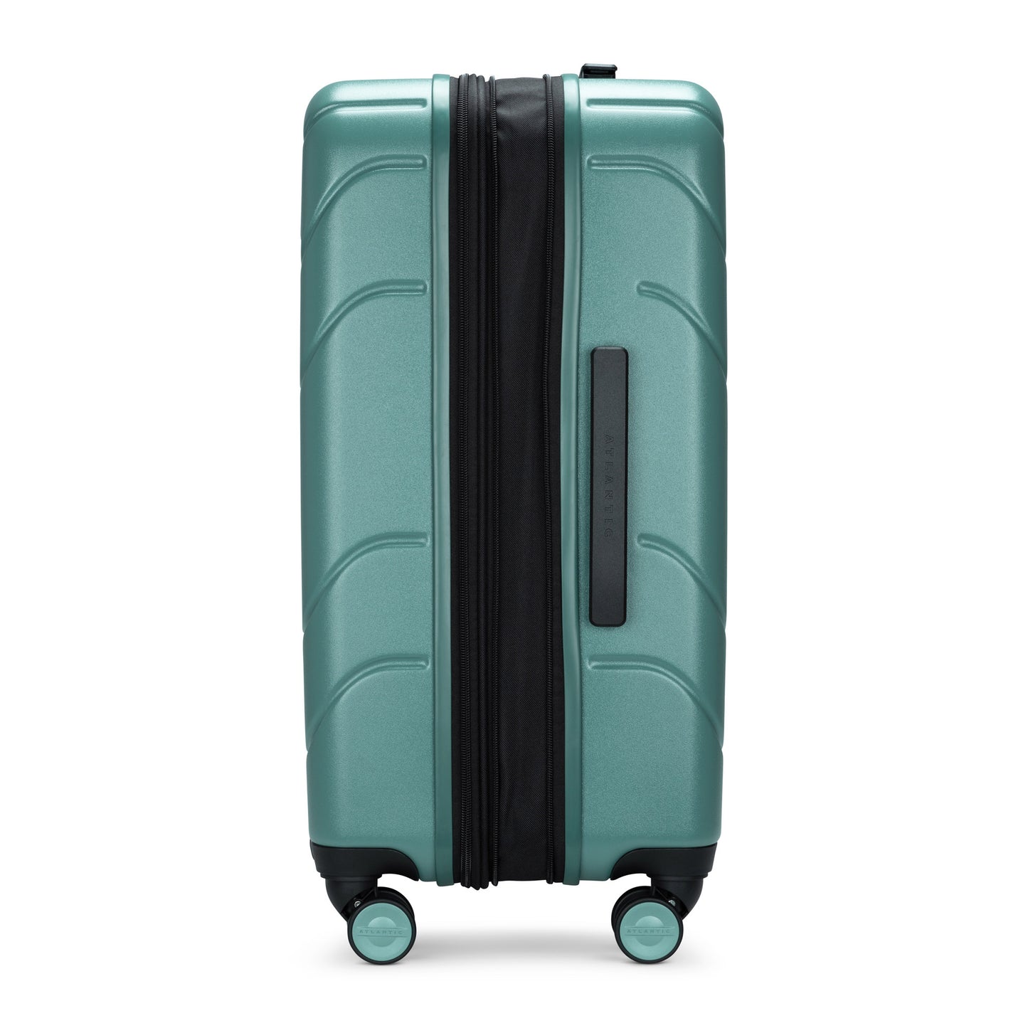 Atlantic Transmarine 24" Expandable Spinner, stormy sea green colour, side view, expanded