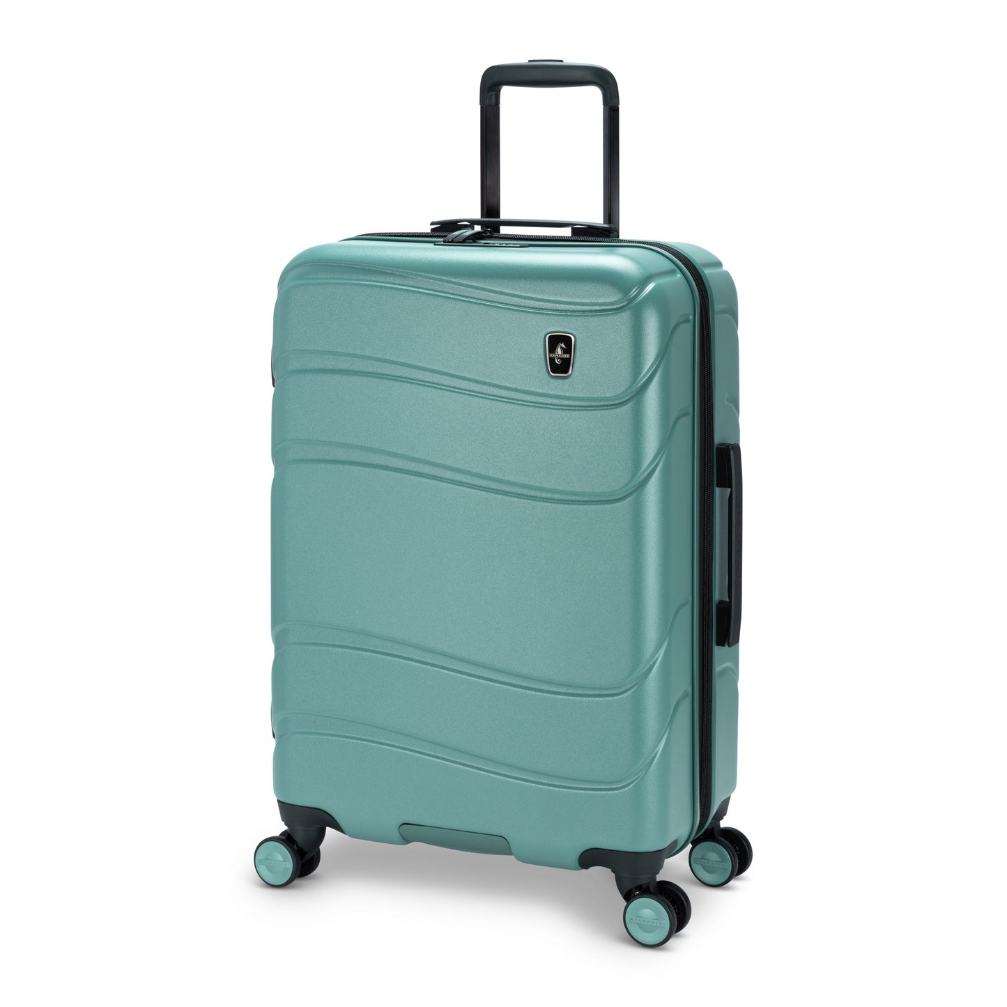 Atlantic Transmarine 24" Expandable Spinner, stormy sea green colour, front angled view