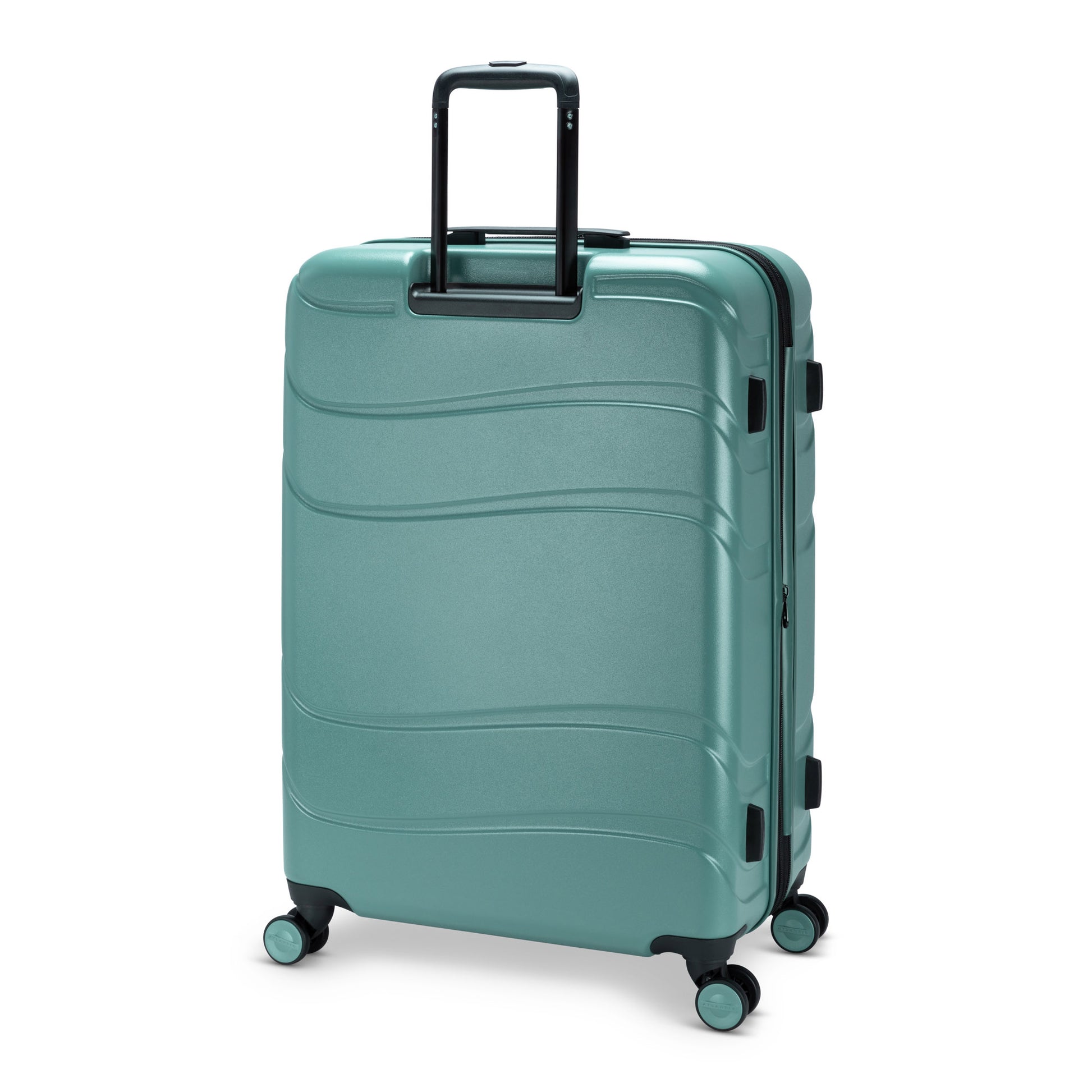 Atlantic Transmarine 28" Expandable Spinner, stormy seas green colour, back angled view