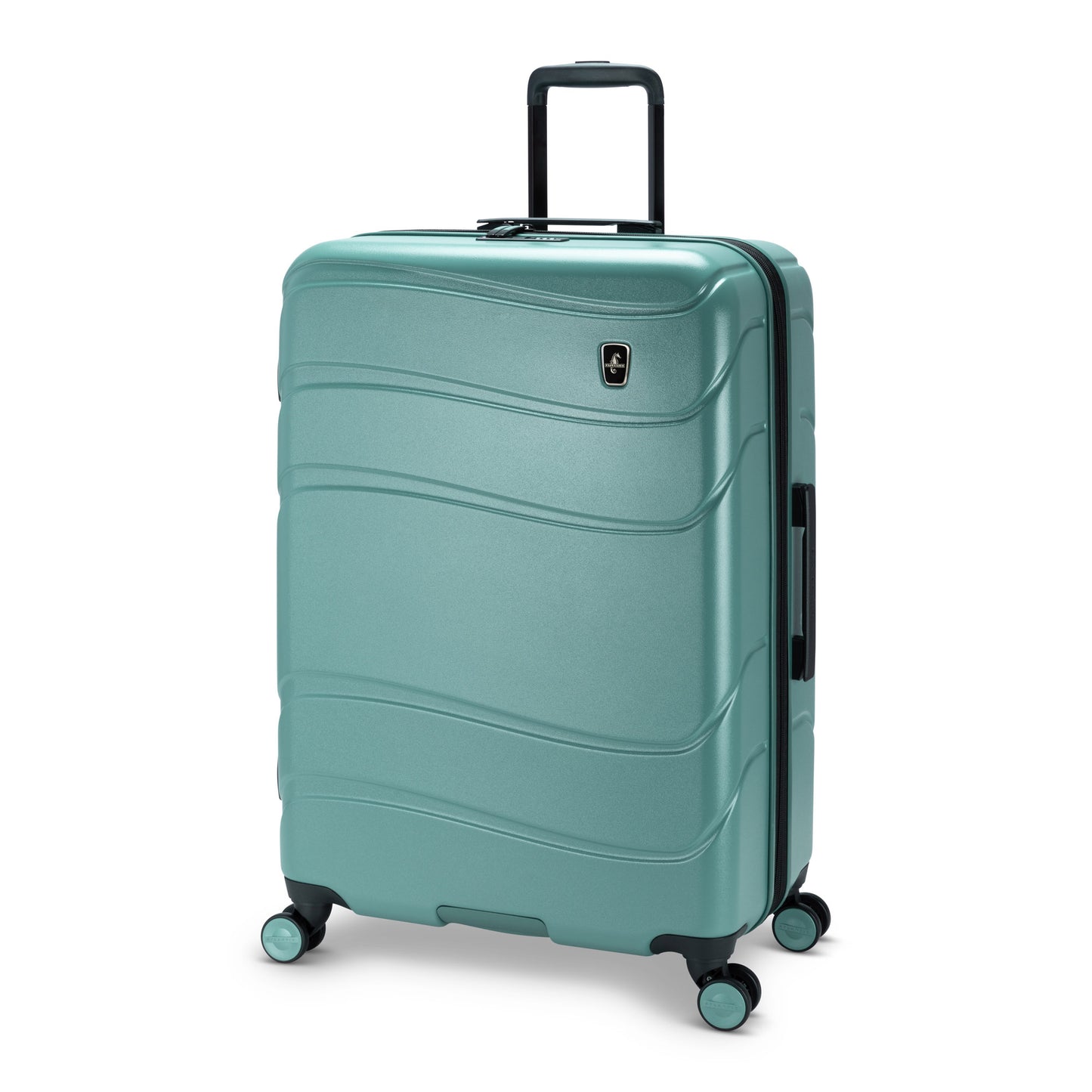 Atlantic Transmarine 28" Expandable Spinner, stormy seas green colour, front angled view