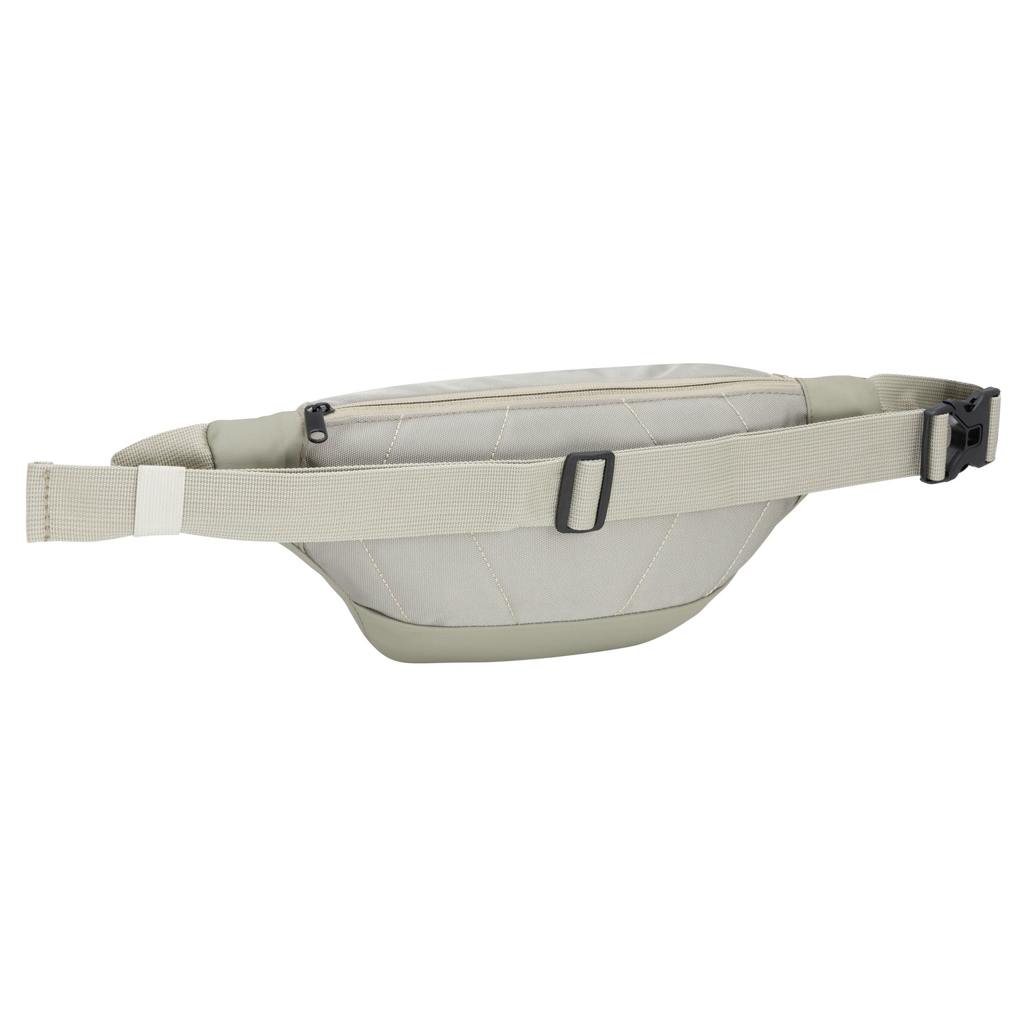 Bench Terra Fanny Pack in ecru beige with zippered main compartment, adjustable strap, and plastic buckle.