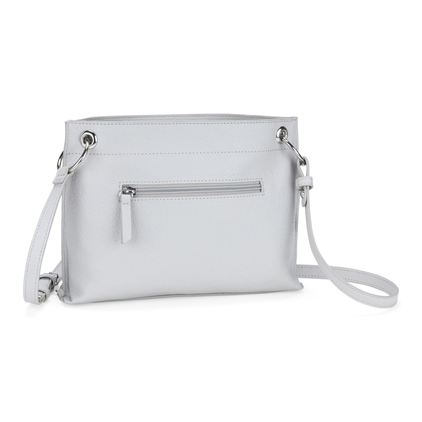 Bellezza East/West Crossbody, stone, back angled view