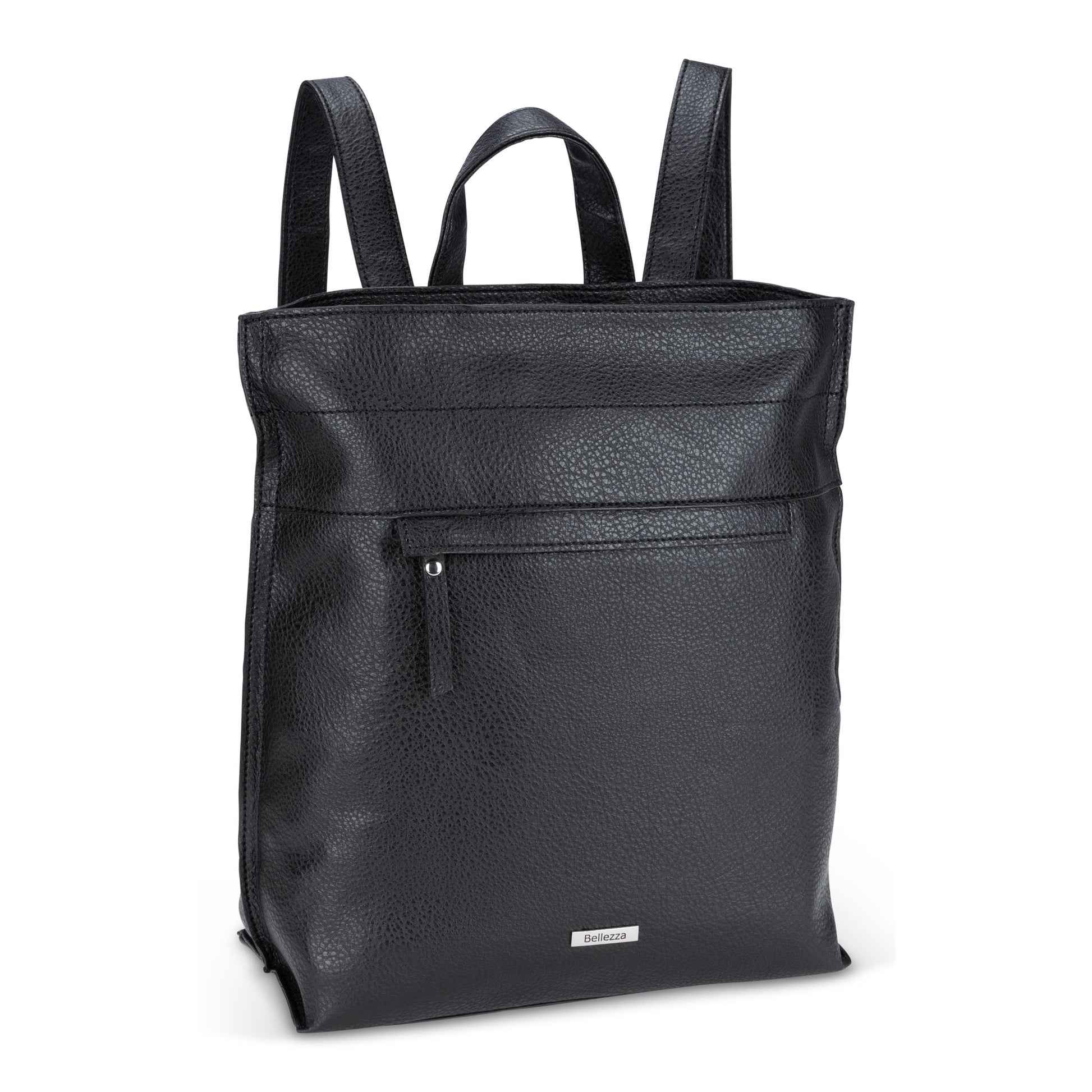 Bellezza Backpack, black, front angled view