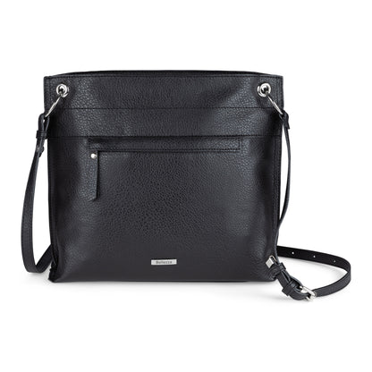 Bellezza North/South Crossbody, black, front view