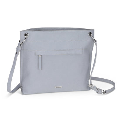 Bellezza North/South Crossbody, stone, front angled view