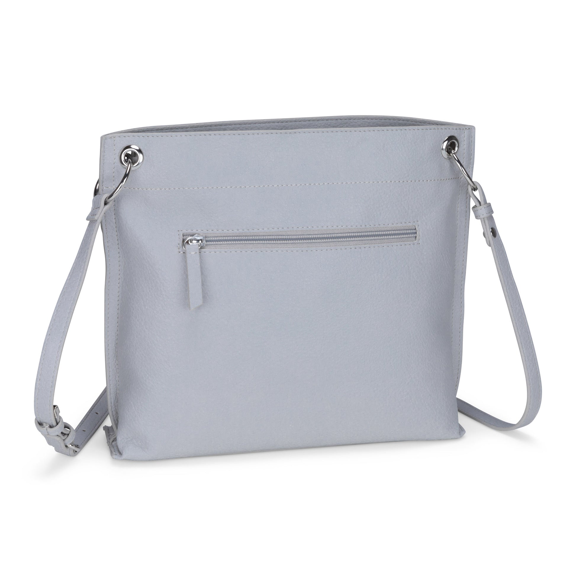 Bellezza North/South Crossbody, stone, back angled view