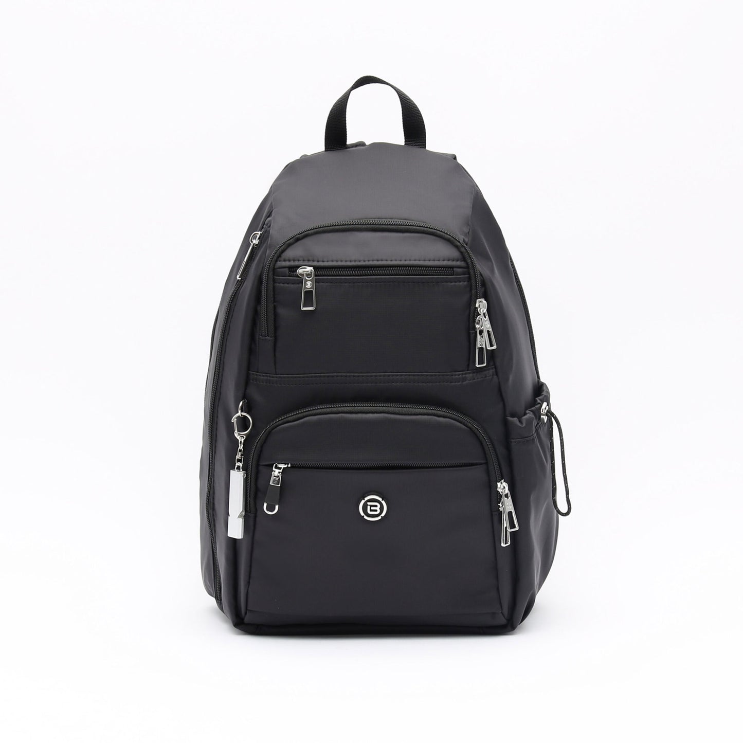 Beside-U Aileen R1 Backpack: lightweight, water-repellent, zip pockets, small circular front logo.