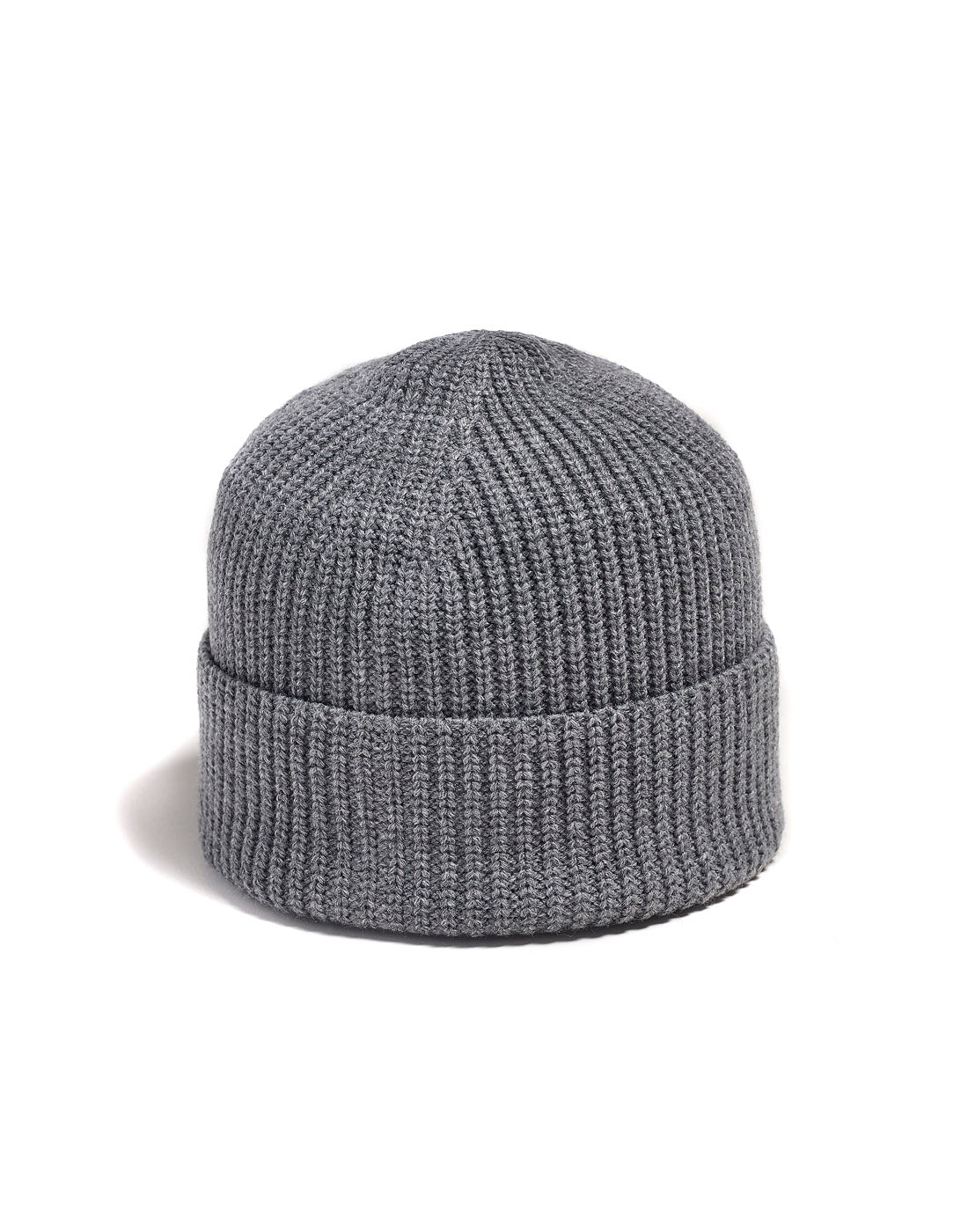 Brume Mount McKay Hat in light grey with folded cuff