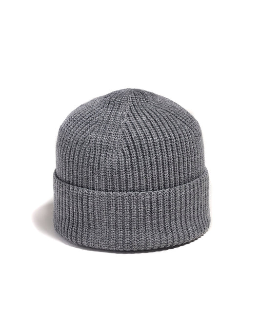 Product Image – Brume Mount McKay Hat in light grey with folded cuff