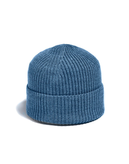 Brume Mount McKay Hat in blue with folded cuff