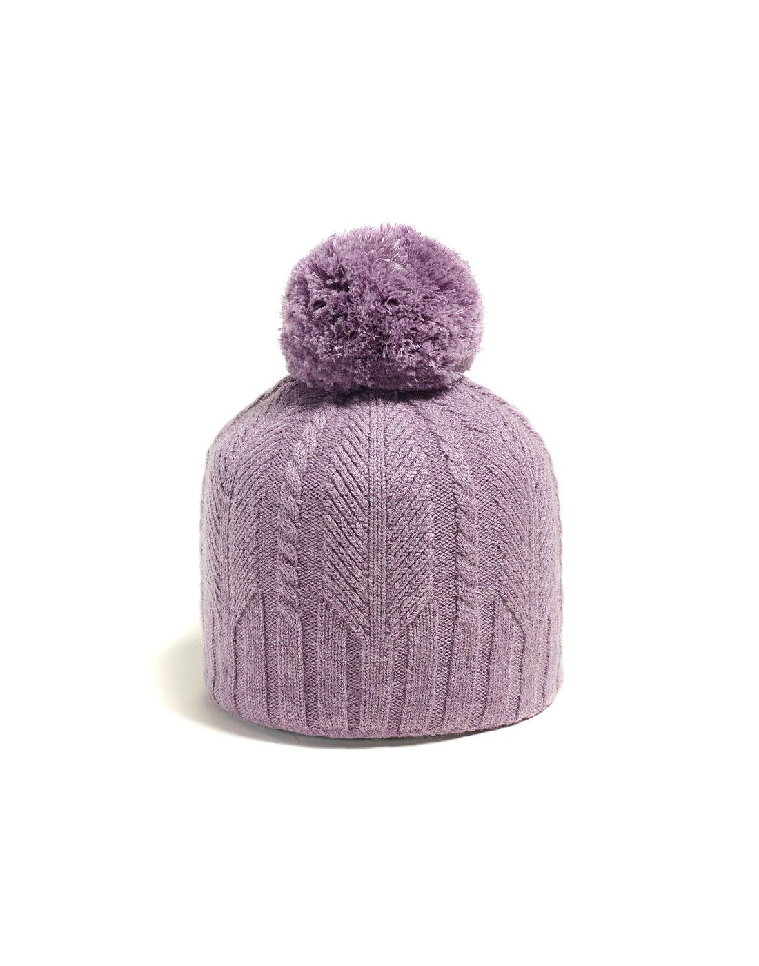 Brume Angna Mountain Hat in lilac with pompom