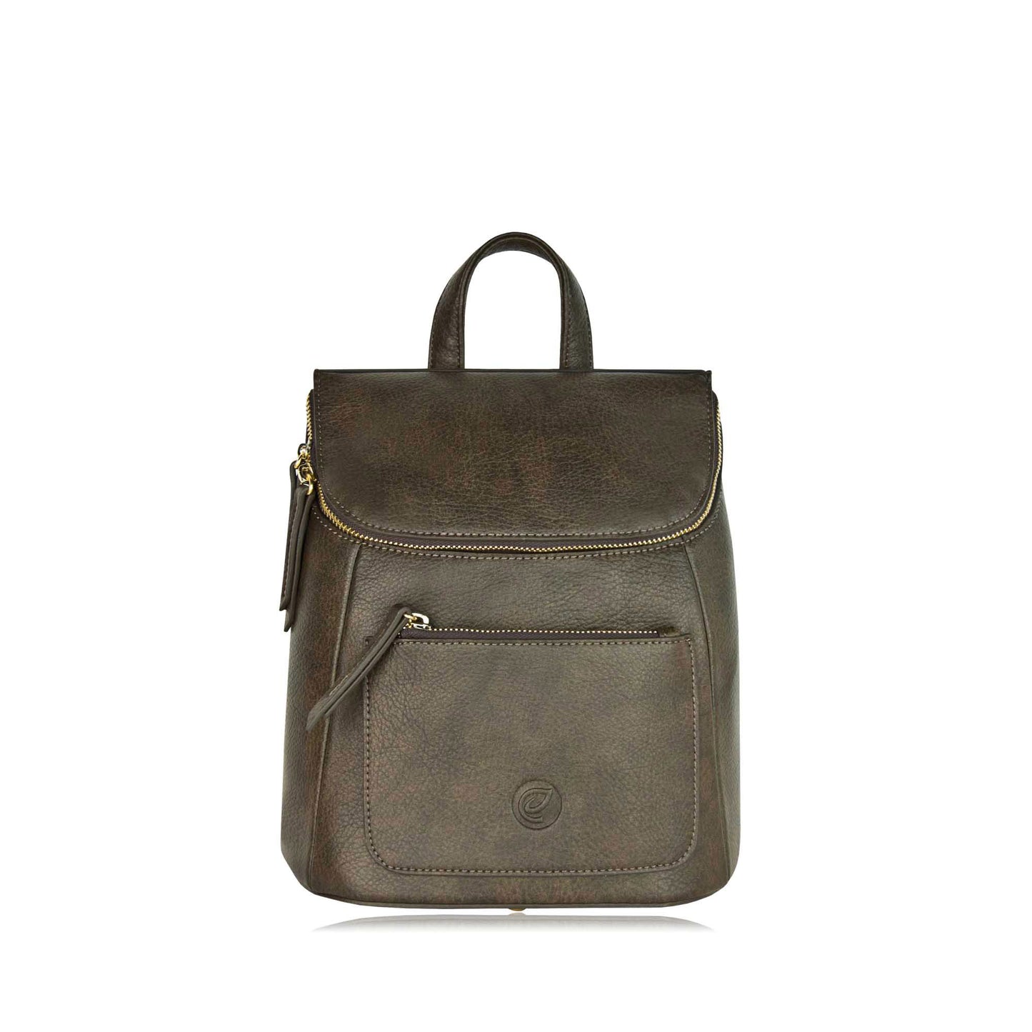 Espe Bella Backpack, moss green, front view