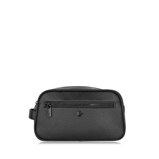 Product Image – Espe Byron Wash Bag, black, front view