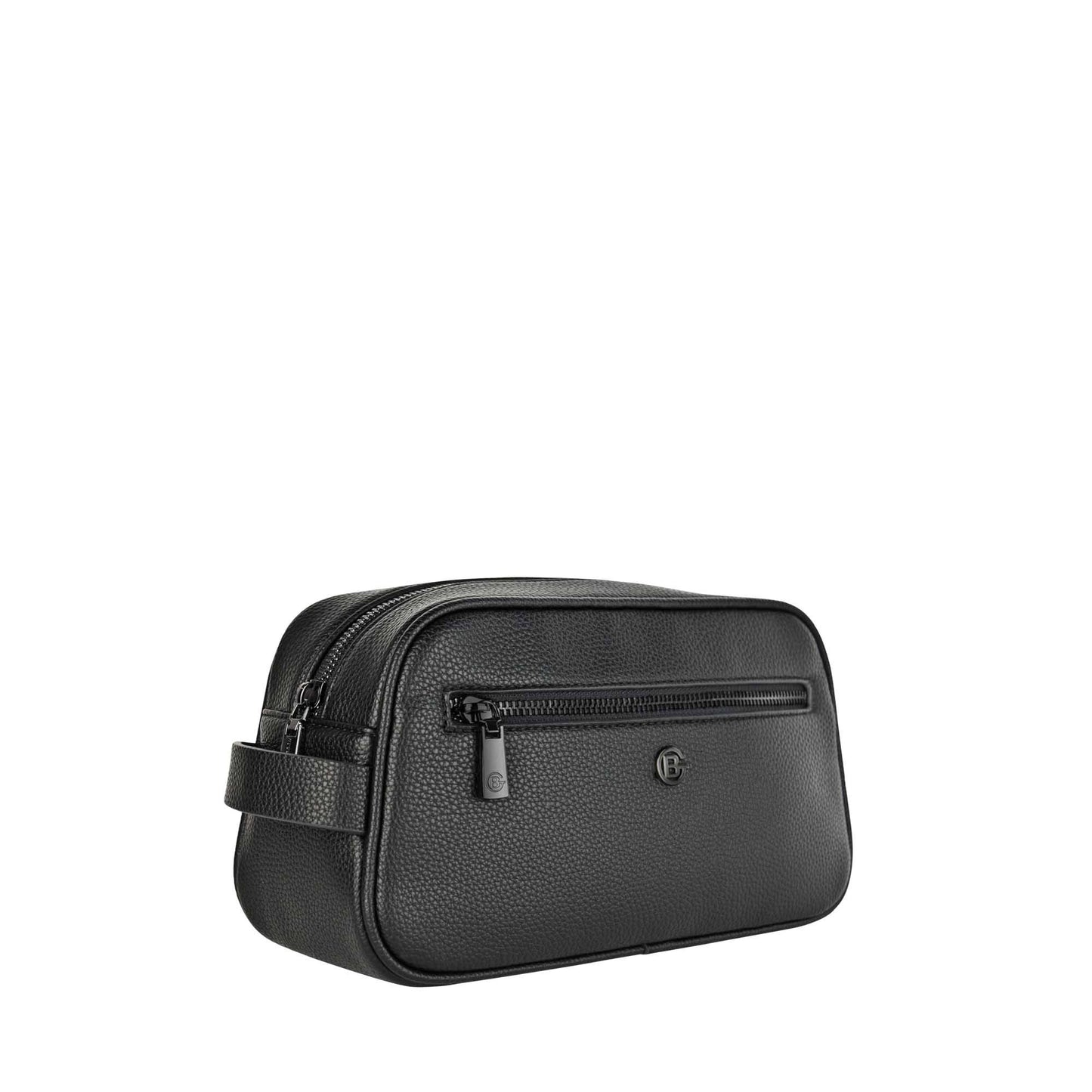 Espe Byron Wash Bag, black, front angled view