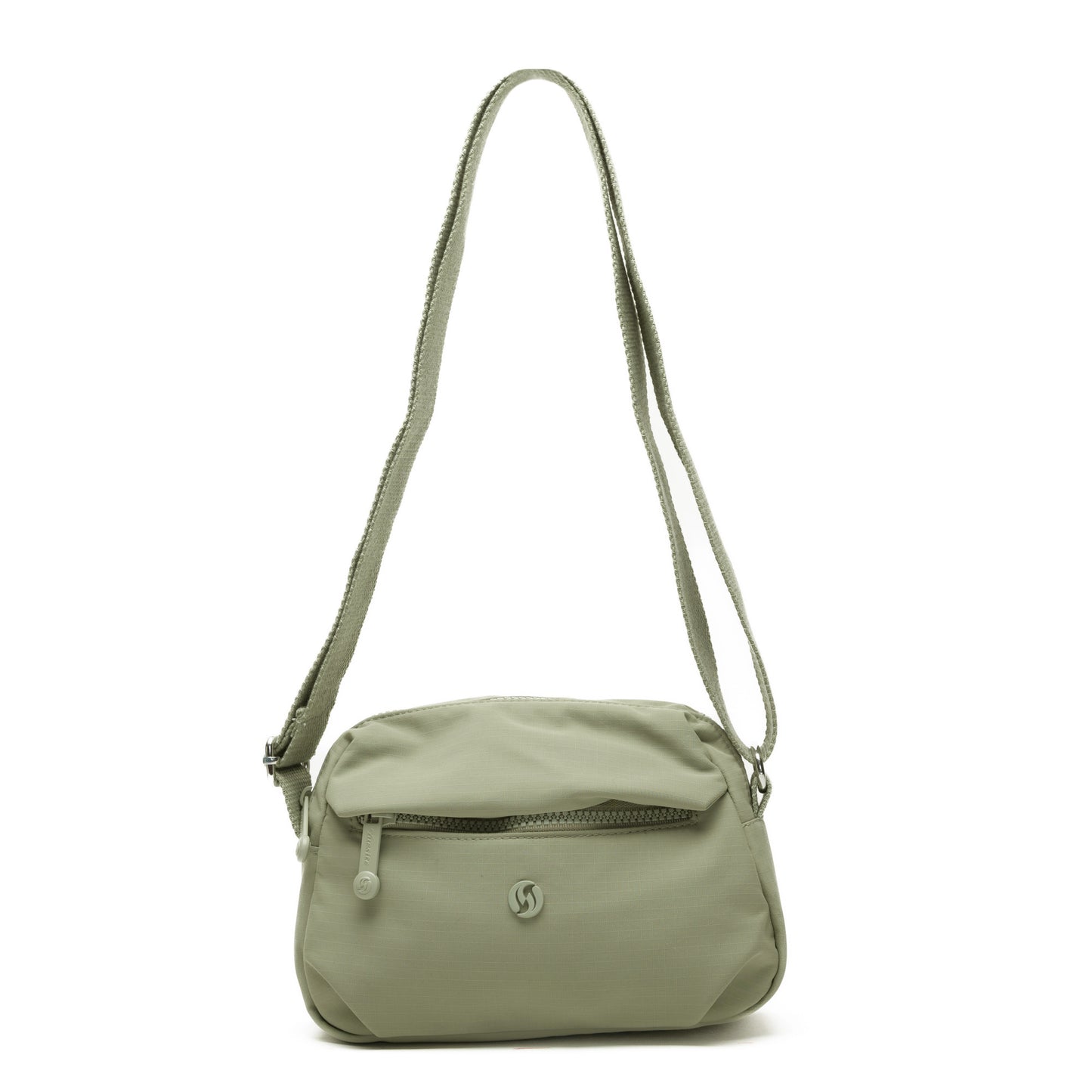 The Miss Caprice Nylon Crossbody is a lightweight bag with front zipper pocket and adjustable strap for daily use.