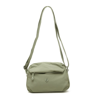 The Miss Caprice Nylon Crossbody is a lightweight bag with front zipper pocket and adjustable strap for daily use.