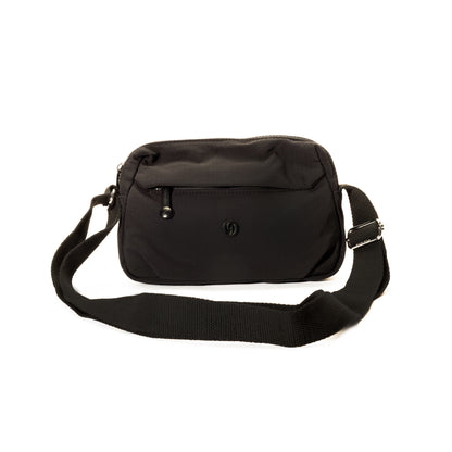 The Miss Caprice Nylon Crossbody is a lightweight bag with a front zip pocket and adjustable strap for everyday use.