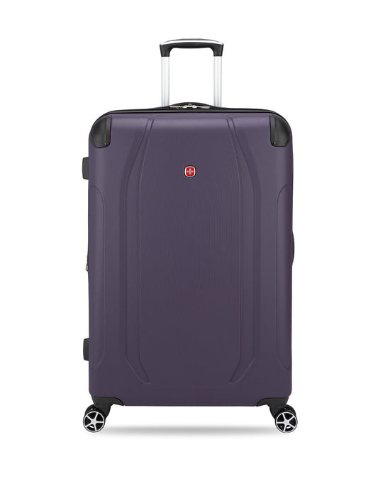 Product Image – Swiss Gear Central Lite 28" Hardside Expandable Spinner in plum, front view