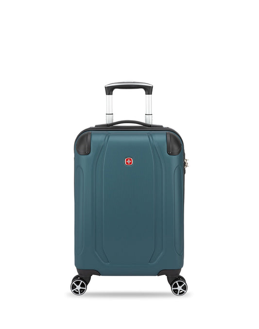 Product Image – Swiss Gear Central Lite 19" Hardside Carry-on Spinner in teal, front view