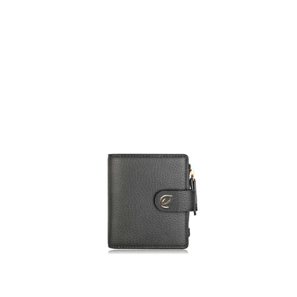 Espe Cora Small Wallet, grey, front view