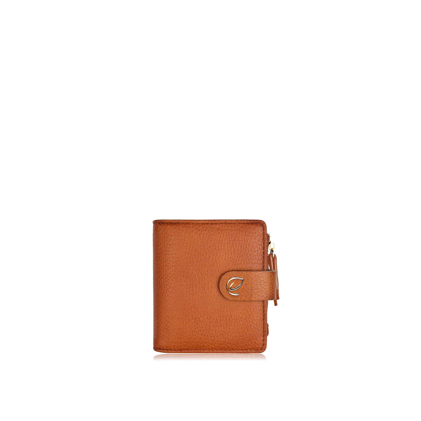 Espe Cora Small Wallet, tan, front view