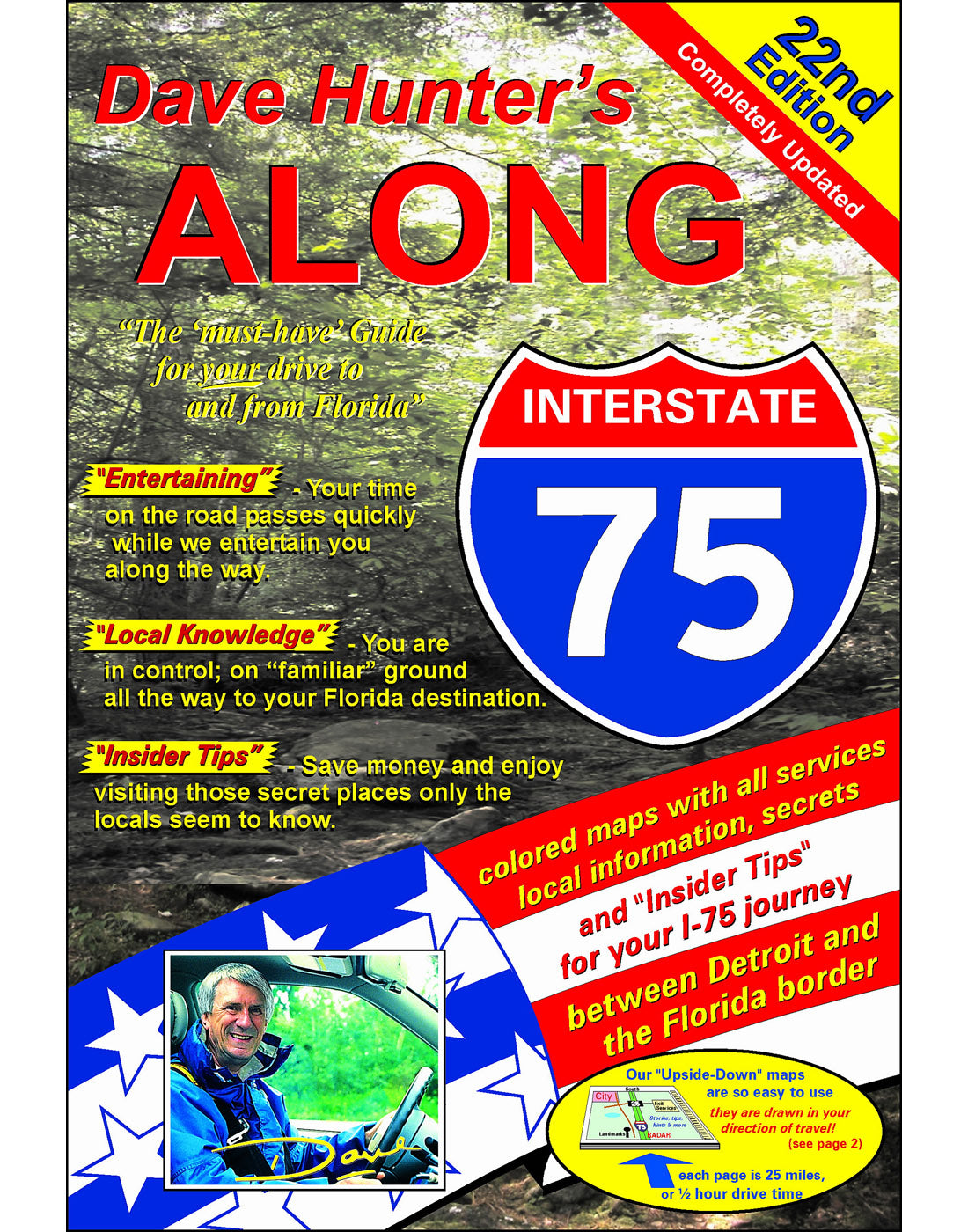 Dave Hunter's Along I-75, 22nd edition, cover view