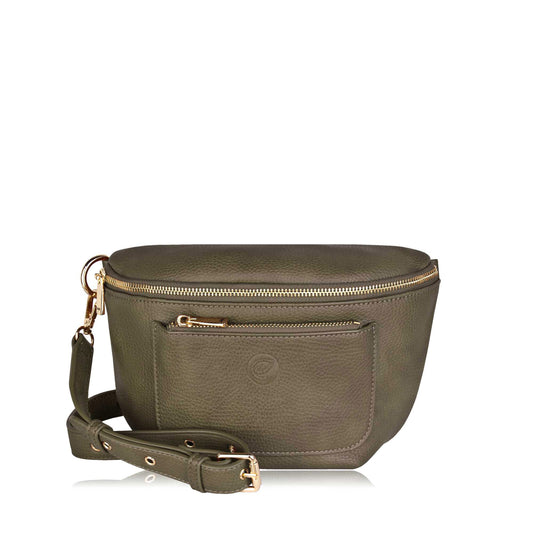 Product Image – Espe Ellis Fanny Pack, moss green, front view