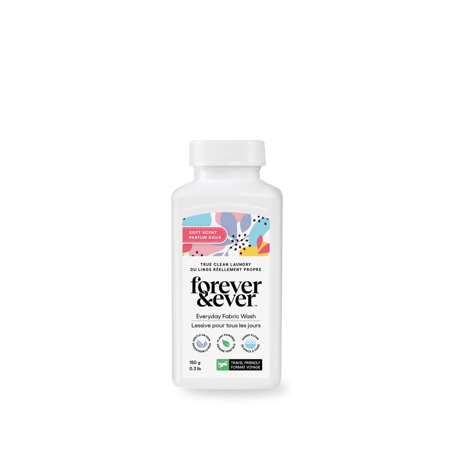 A Forever & Ever Jet Setter Travel Kit with a colorful label on a plain white background.