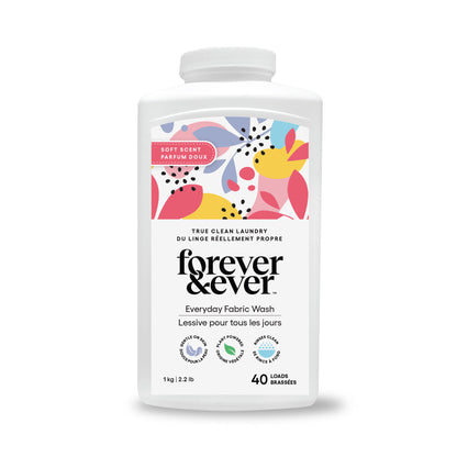 Forever & Ever Original Powder - 1 kg, eco-friendly, pure citric base detergent for 40 loads.