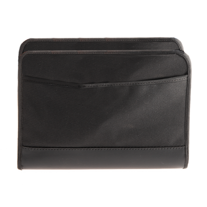 High Road GapStash™ nylon and faux leather seat gap organizer with exterior pocket for driving essentials.
