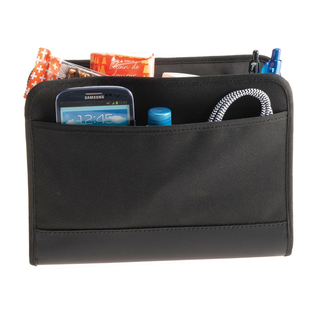 High Road GapStash™ by High Road: a black seat gap organizer for phone, pens, rope, bottle, tissues, and more.