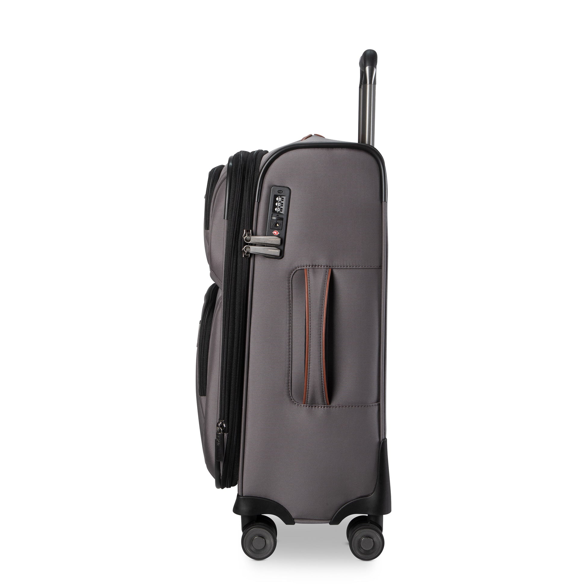 Ricardo Beverly Hills Montecito 3.0 softside carry-on spinner—lightweight, TSA lock, expandable, retractable handle.