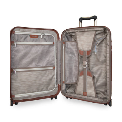 The Ricardo Beverly Hills Montecito 2.0 Carry-on features interior compartments, zip pockets, and elastic straps.
