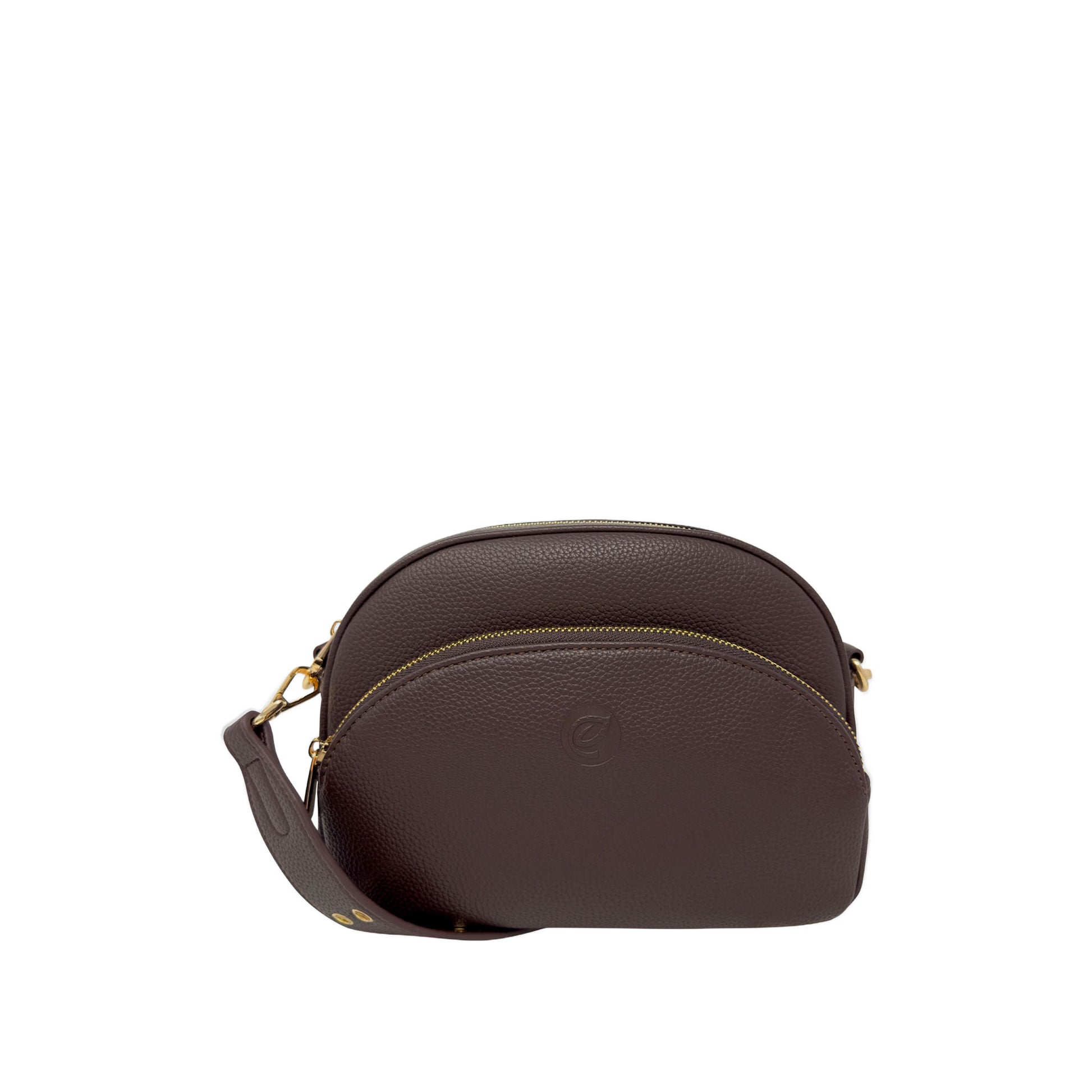 Espe Maddison Crossbody, brown, front view