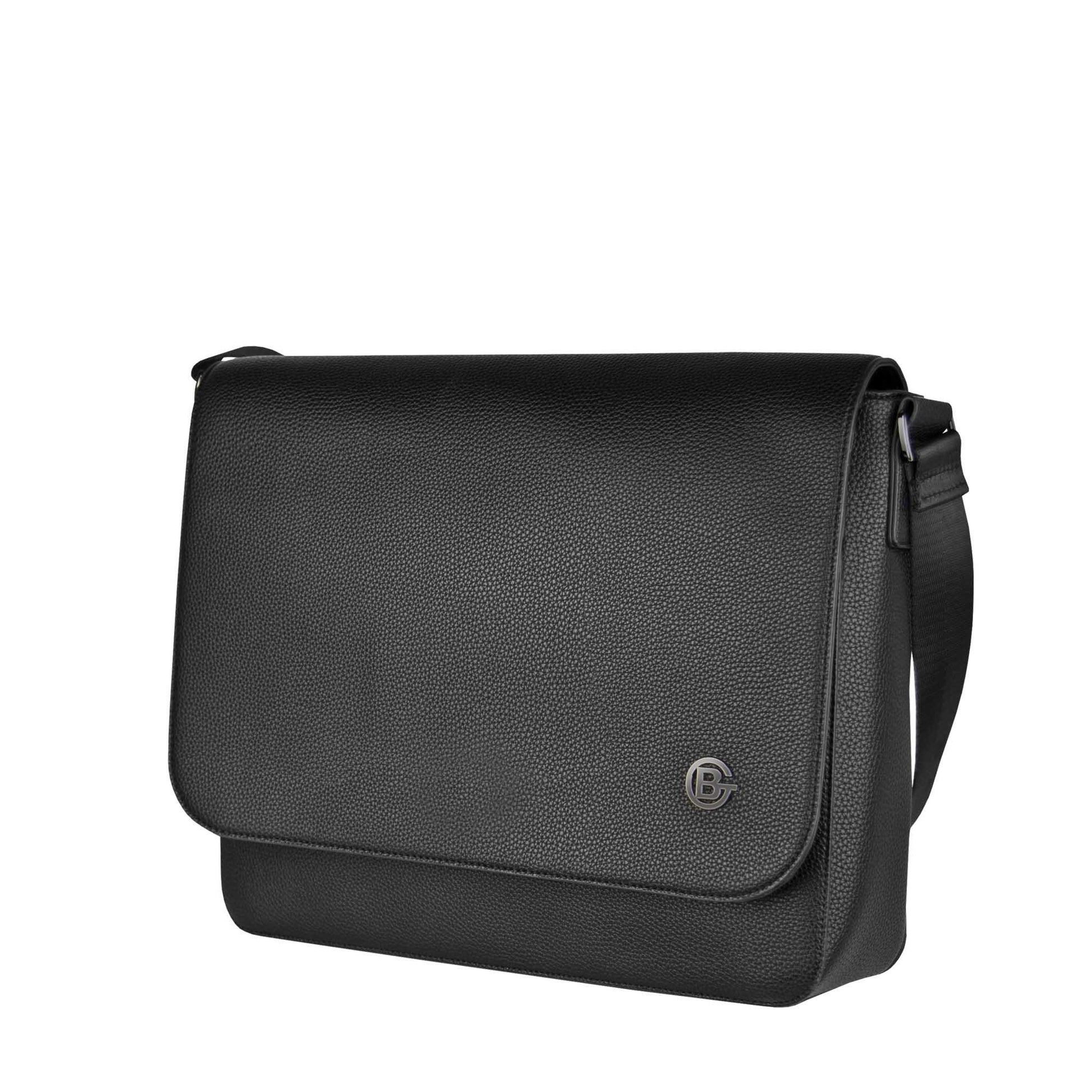 Espe Ness Messenger Bag, black, front angled view