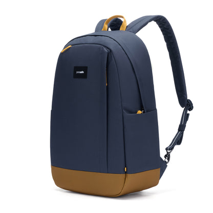 Pacsafe® GO 25L Anti-theft Backpack, coastal blue, front angled view