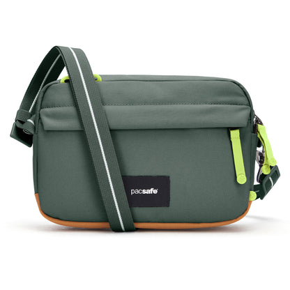 Pacsafe® GO Anti-Theft Crossbody Bag, spruce green, front view