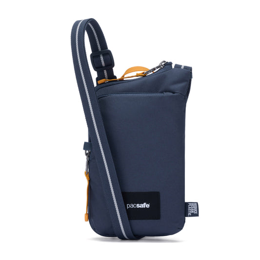 Product Image – Pacsafe® GO Anti-Theft Tech Crossbody in coastal blue colour front view.