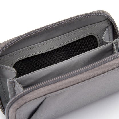 Pacsafe® RFIDsafe™ RFID Blocking Card Wallet, stone, close up of inside ID pocket