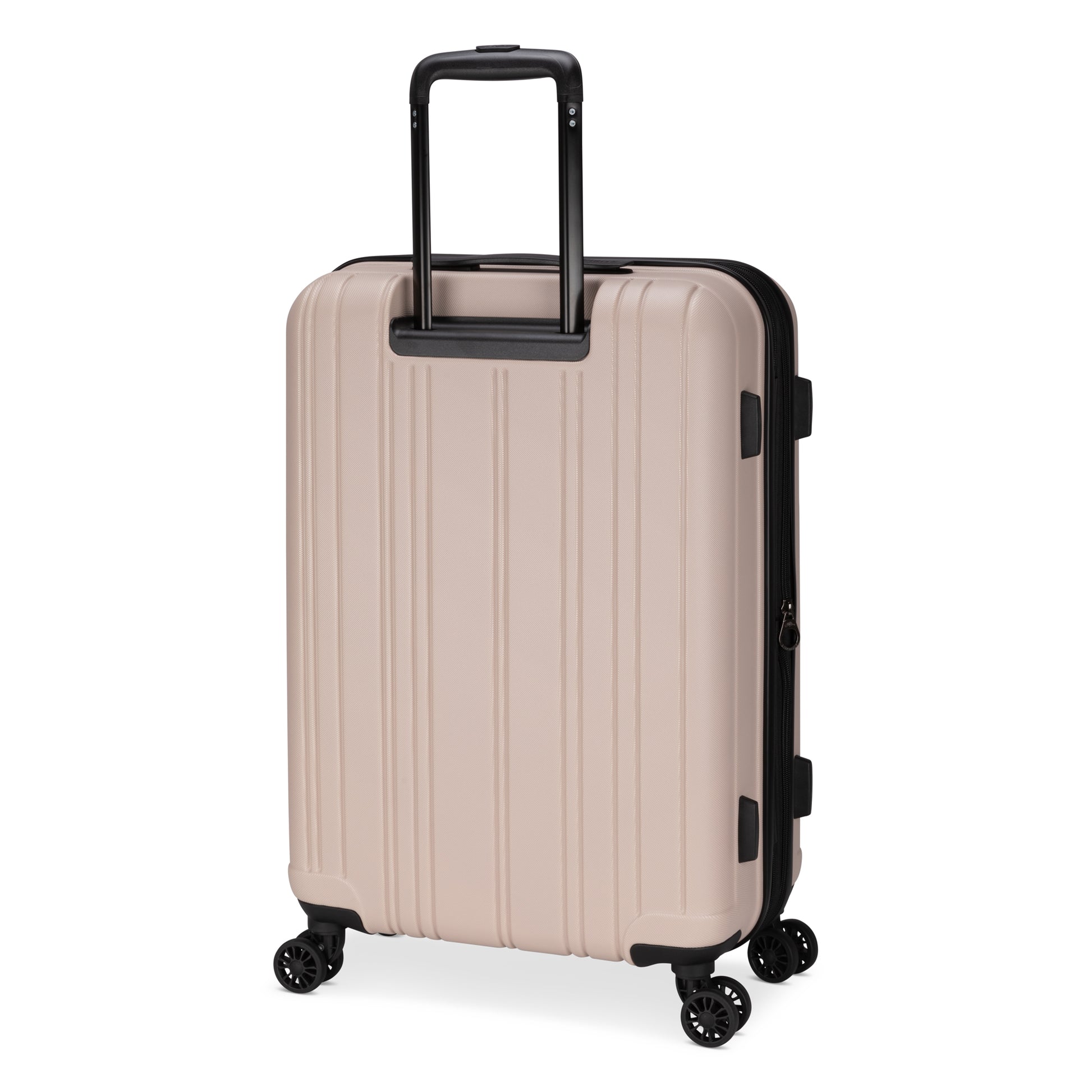 Roots Identity 24" Expandable Hardside Spinner, light taupe, back angled view