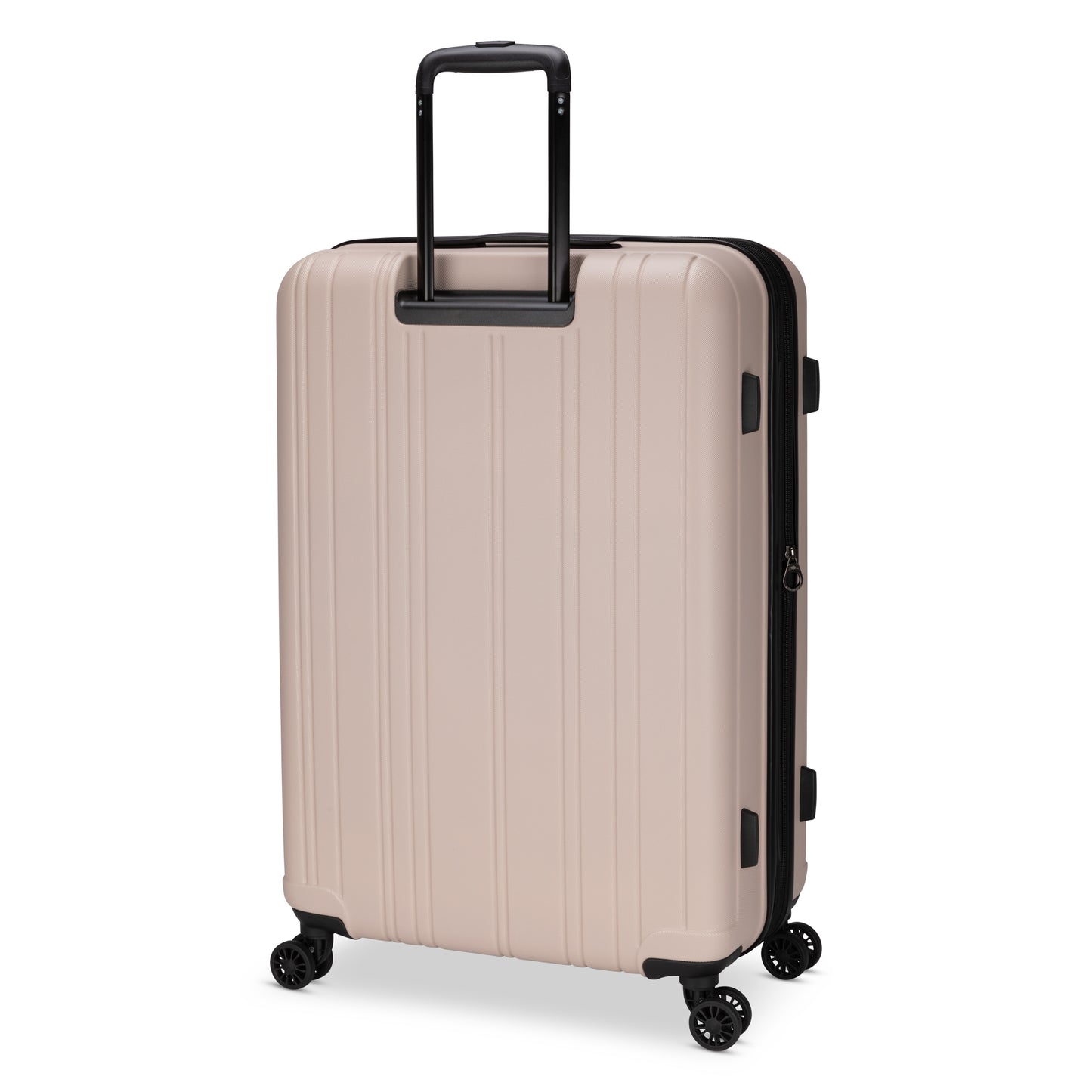 Roots Identity 28" Expandable Hardside Spinner, light taupe, back angled view